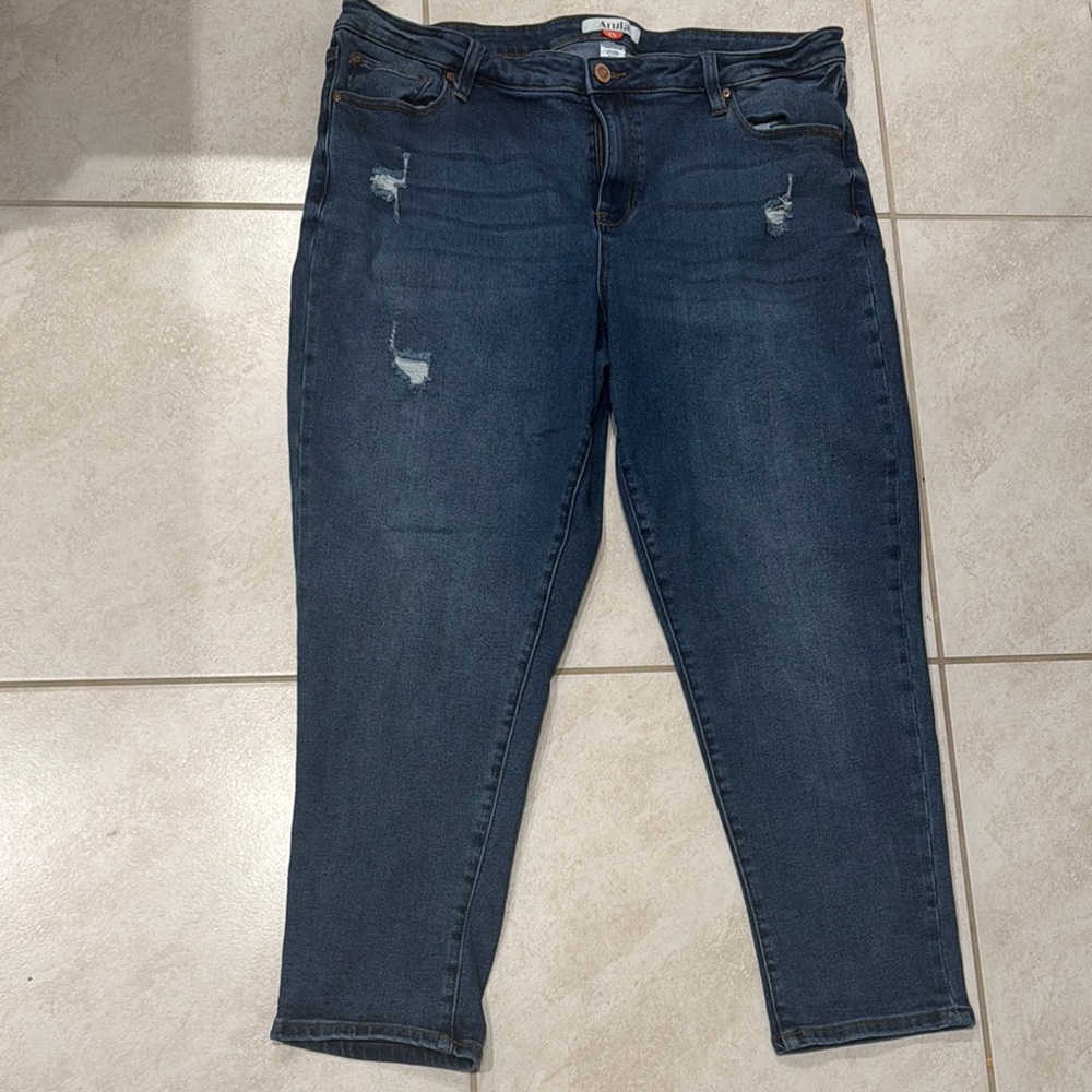 Riders by Lee Blue Ankle Cropped Jeans